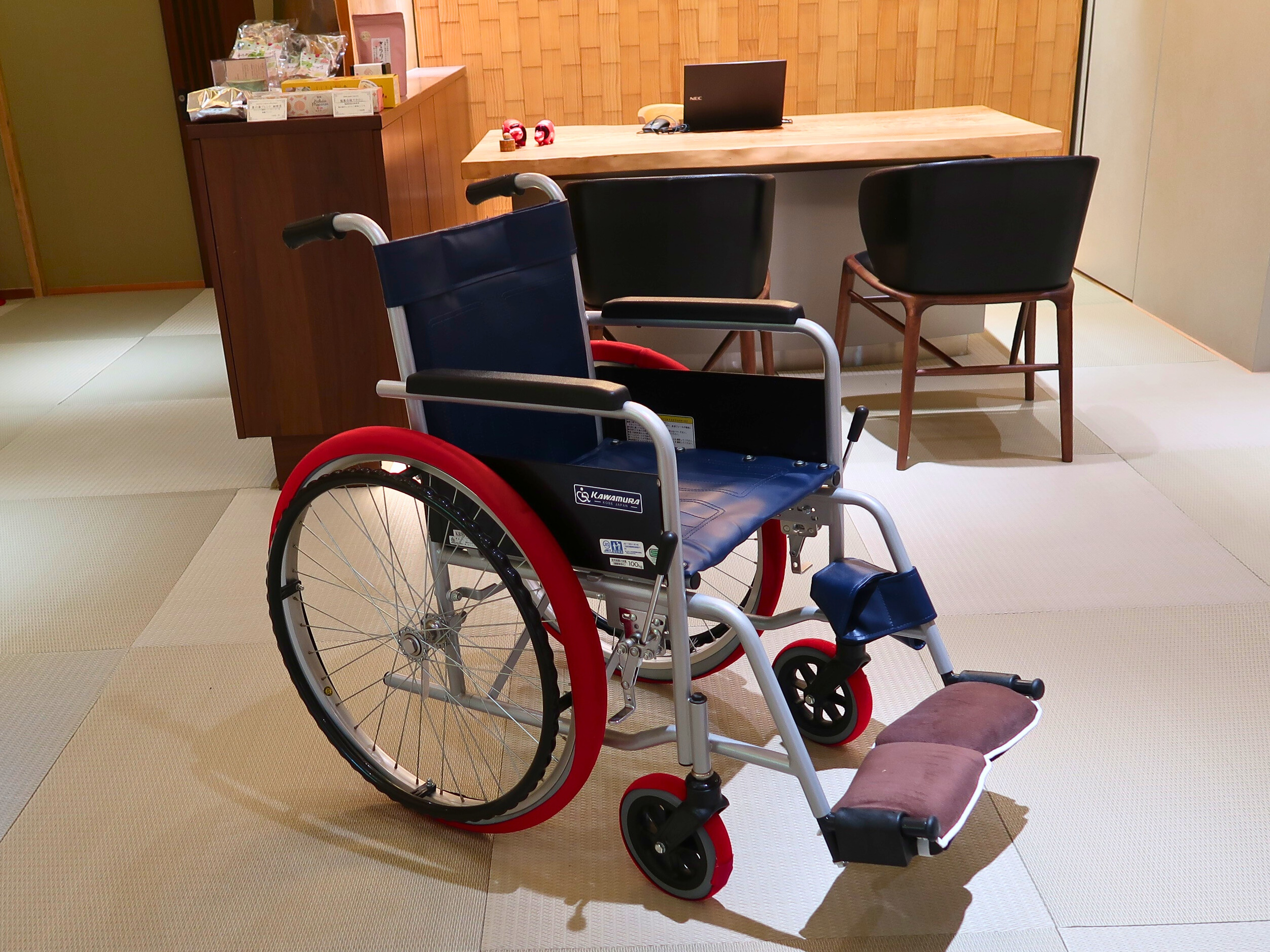 貸出車いす(タイヤカバー付)