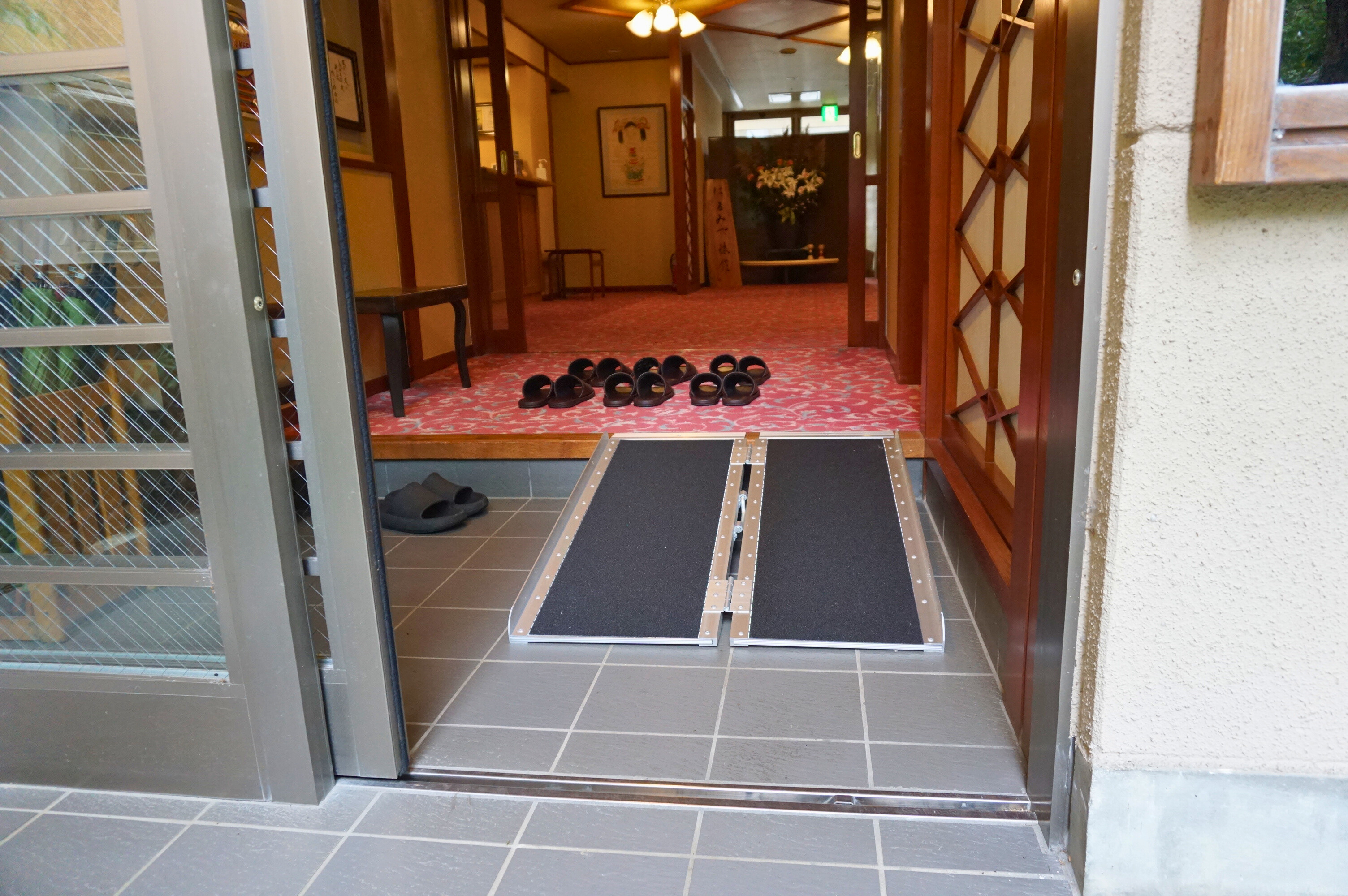 簡易スロープ貸出あり